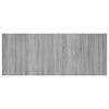 vidaXL Sängynpääty harmaa Sonoma 200x1,5x80 cm tekninen puu