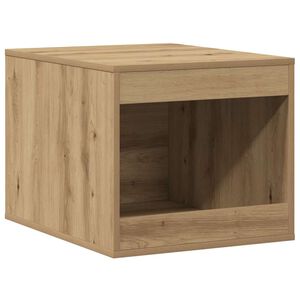 vidaXL Kissanhiekkalaatikon kotelo tammi 47x59x42 cm tekninen puu