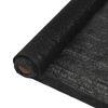vidaXL N&auml;k&ouml;suoja HDPE 2x25 m musta