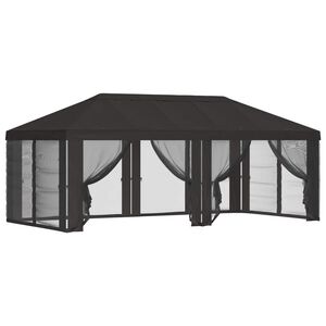 vidaXL Gazebo-peite sivuseinill&auml; Antrasiitti 600,5 x 300,5 cm