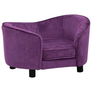 vidaXL Koiran sohva viininpunainen 69x49x40 cm plyysi