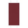 vidaXL Pliseerattu kaihdin, bordeaux'n punainen, 55x150 cm, kangas, leveys 54,4 cm, polyesteri