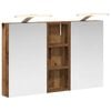vidaXL Kylpyhuoneen kaappisetti 3 kpl 80 x 10,5 x 50 cm Tekninen puu
