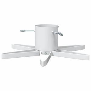 vidaXL Joulukuusen Jalusta 1.73 Valkoinen 50 x 50 x 15,5 cm Ter&auml;s