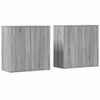 vidaXL Senkit 2 kpl harmaa Sonoma 79x38x80 cm tekninen puu