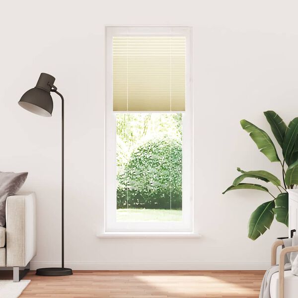 vidaXL laskostettu Blind Cream 80x200 cm Kankaan leveys 79,4 cm