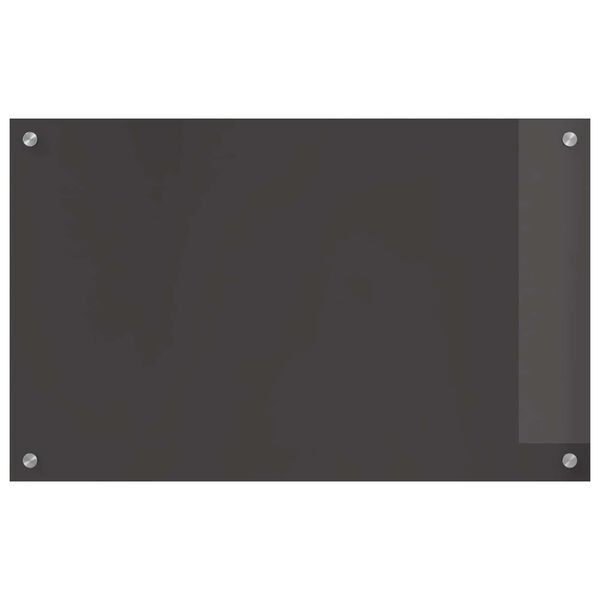 vidaXL Keittiön suojapaneeli Tummanharmaa 80 x 50 x 0,6 cm
