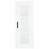 vidaXL Kaappi valkoinen 34,5x34x180 cm tekninen puu