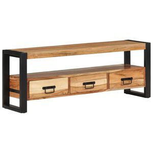 vidaXL TV-taso 120x30x45 cm t&auml;ysi akasiapuu