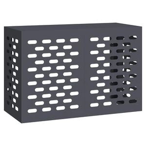 vidaXL Ilmastointilaitteen suoja Antrasiitti 90 x 40 x 60 cm Ter&auml;s