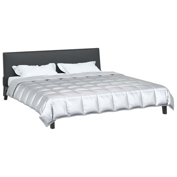 vidaXL Kes&auml;peitto Hopea 220 x 240 cm Satiini ja mikrofiiberi