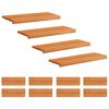 vidaXL Portaiden p&auml;&auml;llysteet 12 kpl 80 x 25 x 2 cm Vaaleanruskea
