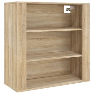 vidaXL Sein&auml;kaappi Sonoma-tammi 80x33x80 cm tekninen puu