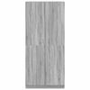 vidaXL Vaatekaappi harmaa Sonoma 90x52x200 cm tekninen puu