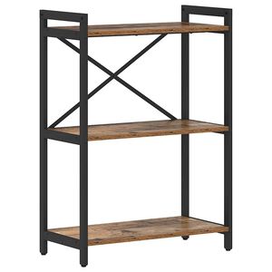 vidaXL Kirjahylly 60 x 30 x 85 cm Tekninen puu Vanha puu