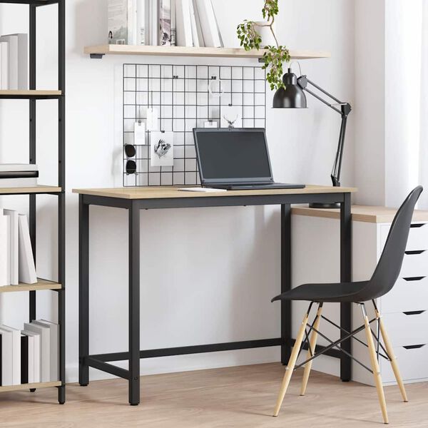 vidaXL P&ouml;yt&auml; Sonoman tammi 80 x 50 x 76,5 cm Kehitetty puu ja ter&auml;s