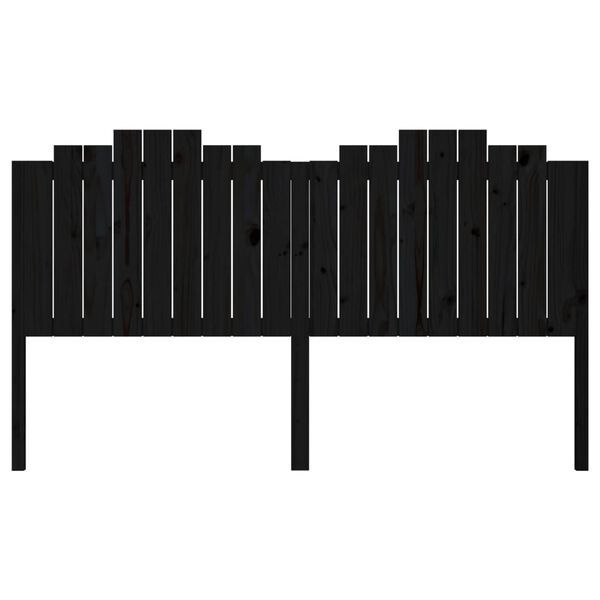 vidaXL S&auml;ngynp&auml;&auml;ty musta 186x4x110 cm t&auml;ysi m&auml;nty