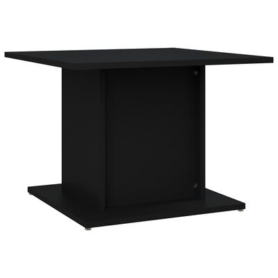 vidaXL Sohvapöytä musta 55,5x55,5x40 cm lastulevy