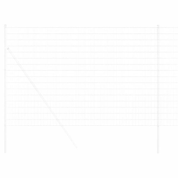 vidaXL Euroaita Hopea 1.5 x 10 m Kuumasinkitty rauta