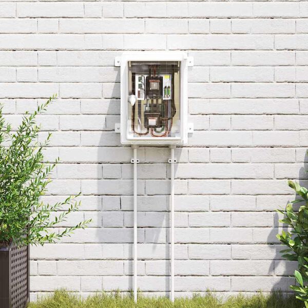 vidaXL Ohjauskabinetti Harmaa 25 x 15 x 35 cm ABS-muovi