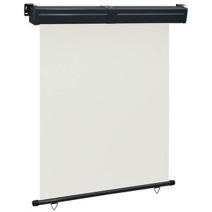 vidaXL Parvekkeen sivumarkiisi 145x250 cm kerma
