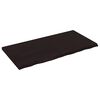 vidaXL P&ouml;yt&auml;levy tummanruskea 120x60x(2-4) cm k&auml;sitelty t&auml;ystammi