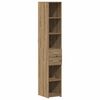 vidaXL Kirjahylly laatikon kanssa Artisan tammi 30 x 42.4 x 185.2 cm
