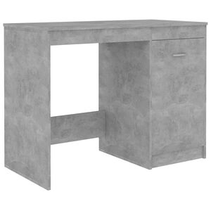 vidaXL Ty&ouml;p&ouml;yt&auml; betoninharmaa 100x50x76 cm tekninen puu