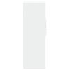 vidaXL Kaappi valkoinen 30x42,5x124 cm tekninen puu