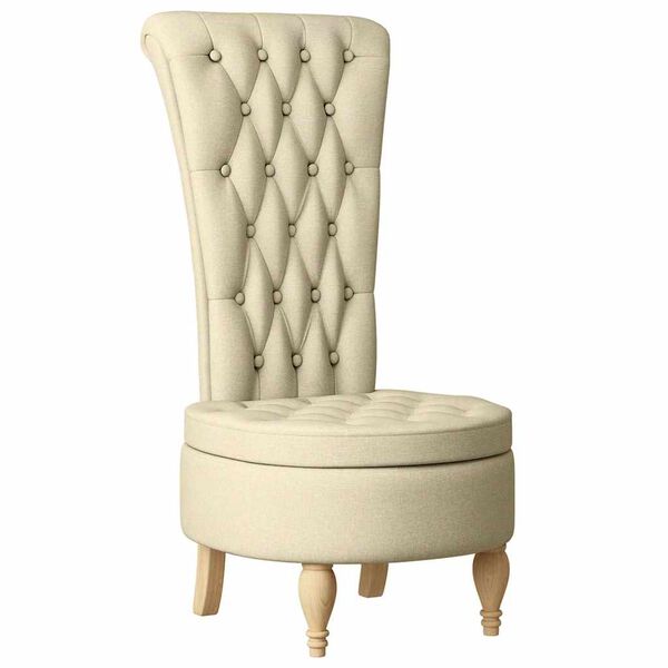 vidaXL Tuoli Kerma 56,5 x 70 x 110 cm kangas