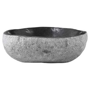 vidaXL Pesuallas Ovaali Harmaa (32-37) x (27-30) x 12 cm Joenkivest&auml;