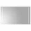 vidaXL LED kylpyhuonemirror L&auml;pin&auml;kyv&auml; 50 x 30 cm karkaistu lasi