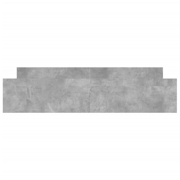 vidaXL S&auml;ngynrunko p&auml;&auml;dyill&auml; betoninharmaa 180x200 cm