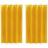 vidaXL Pimennysverhot 2 pcs Sinappikeltainen 140 x 140 cm Sametti