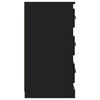vidaXL Senkki musta 70x35,5x67,5 cm tekninen puu