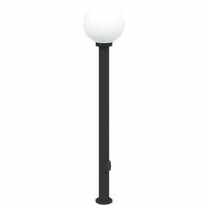 vidaXL Pollarivalaisin pistorasialla 120 cm musta IP44