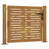 vidaXL Puutarhaportti 100x75 cm Corten-ter&auml;s neli&ouml;nmuotoinen