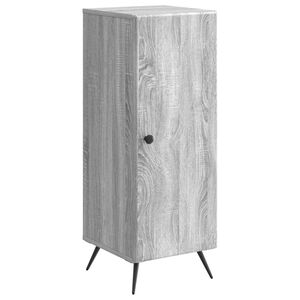 vidaXL Sivup&ouml;yt&auml; Harmaa sonoma 33 x 34,5 x 90 cm Tekninen puu