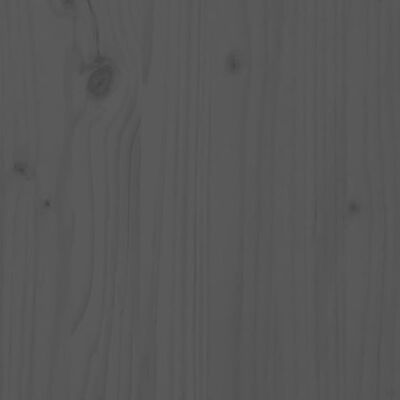 vidaXL Kukkalaatikko harmaa 84,5x84x75 cm täysi mänty