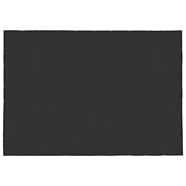 vidaXL Konttiverkko HDPE 3,5x5 m musta