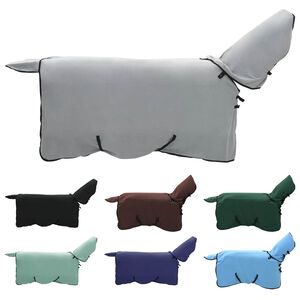 vidaXL Hevospeitto T&auml;ysi vaalea harmaa ja vaaleanpunainen Polyesteri