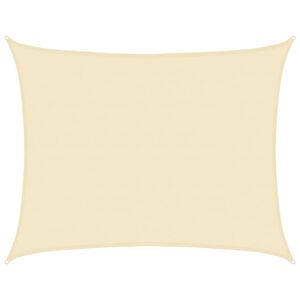 vidaXL Aurinkopurje 160 g/m&sup2; kerma 6x8 m HDPE