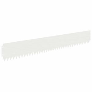 vidaXL Nurmireunus 20 kpl 103 x 15 cm Ter&auml;s valkoinen