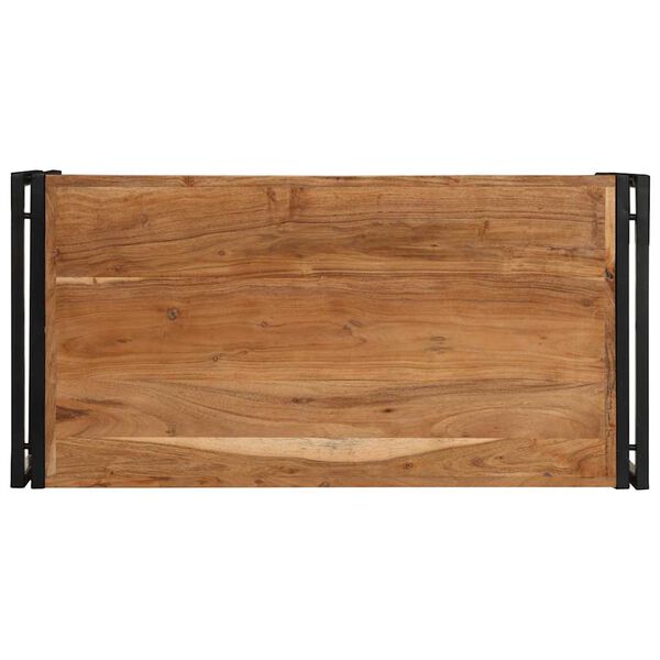 vidaXL sohvapöytä 100x50x35 cm massiivipuu akaasia