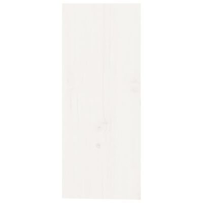 vidaXL Viinikaappi valkoinen 62x25x62 cm täysi mänty
