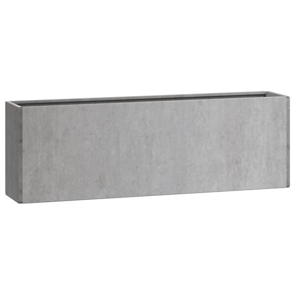 vidaXL Kukkalaatikot 2 kpl ruoste Corten ter&auml;s 53x10x17 cm