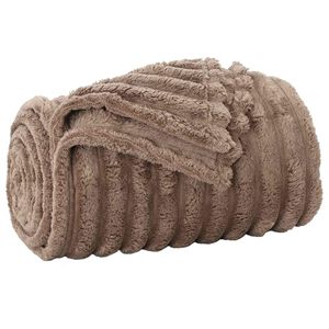 vidaXL Heittopeitto Camel 270 x 240 cm 1.85 kg Fleese