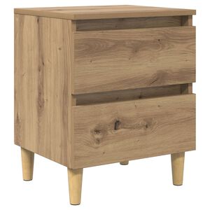 vidaXL S&auml;ngynkaappi Artisan tammi 40 x 35 x 50 cm Tekninen puu