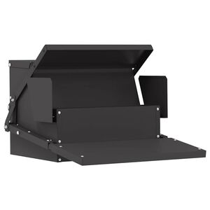vidaXL Broilerin ponnisteluruokinta Musta 50 x 40 x 29 cm 2 kg