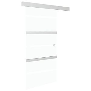 vidaXL Liukuovi soft-stopeilla ESG-lasi ja alumiini 90x205 cm